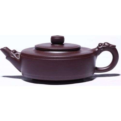 Yixing Purple Clay Teapot Handmade Teapot Raw Ore Purple Mud Dragon Handle Zhoupan Kungfu Tea Set Teapot Chinese Teapot
