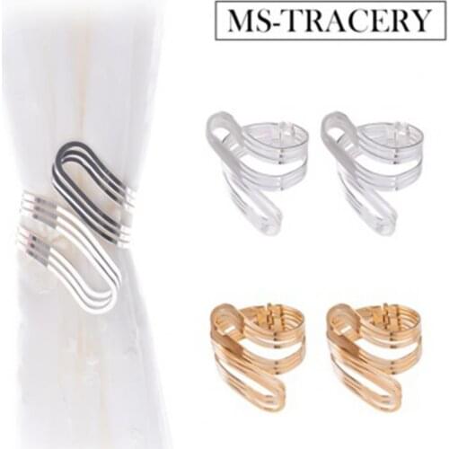 1 Pcs Curtain Buckle Stylish Strong Clamping Wrought Iron Strong Clamping Curtain Tieback for Home декор для дома