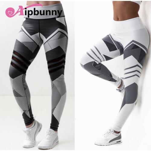 Aipbunny 2018 NEW Hot 3D print High waist legging women workout fitness leggings Push Up women slim sexy Pants legins femme