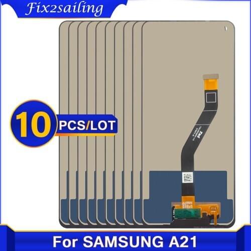 Wholesale 10 Piece/Lot for Samsung A21 LCD Screen Display with Touch Digitizer Assembly A215 SM-A215U lcd display Replacement