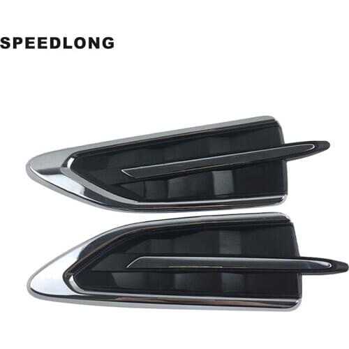 1Pair Chrome fender molding cover strips Fit For Ford Kuga 2017-2019
