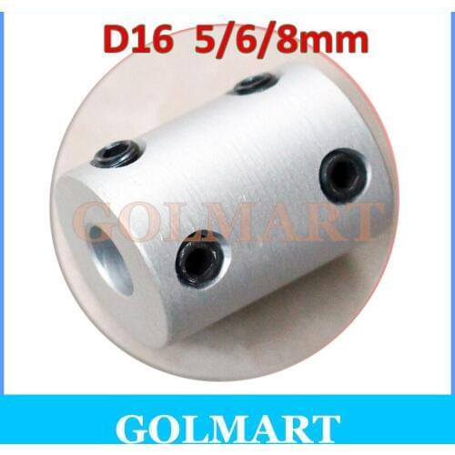 1pc Aluminum Alloy Coupling Multi Size Round Couplings Model Car Wheel Connector DIY Parts D16 L22 Coupler Shaft To Shaft