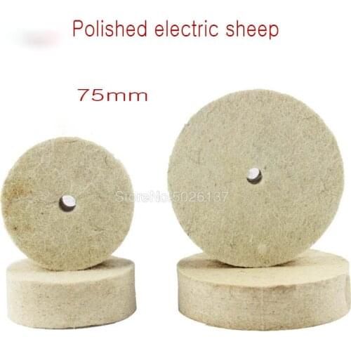1 pcs Polishing Buffing Grinding Wheel Wool Felt Polisher Disc Pad Pads Round Buffer For Wood Metal Durable Polish Rotary Tool