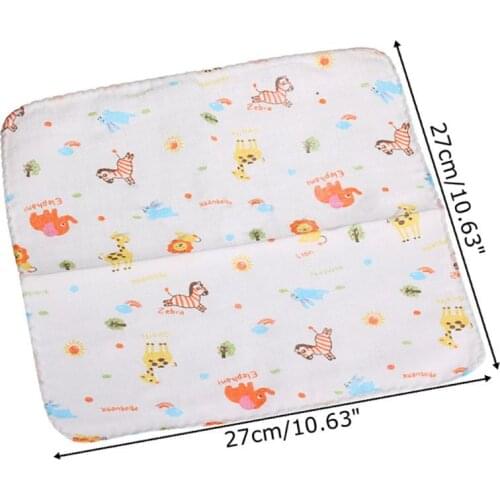 10Pcs NewBorn Gauze Muslin Square 100% Cotton Bath Wash Baby Handkerchief Towel 87HD