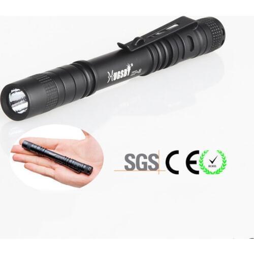 120 Lumens CREE XPE MINI LED Flashlight Keychain ON / OFF Compact LED Pen Light LED Torch AAA Portable Small Penholder Lampe