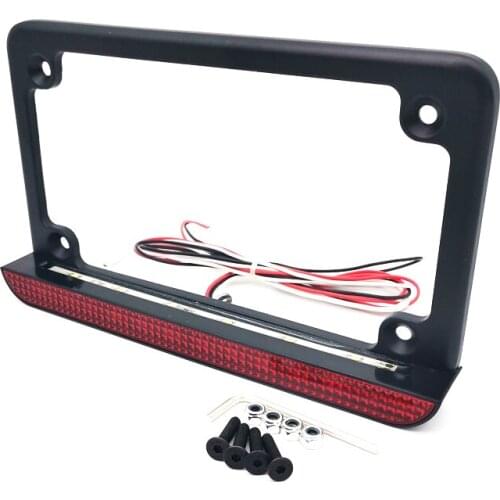 U.S. Motorcycle Rear License Plate Frame Direction Indicator Lamp Motorbike Accessories
