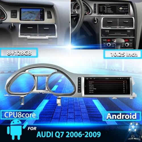 Android Car Multimedia Player For AUDI Q7 2006 2007 2008 2009 HD Screen WIFI Radio Player GPS Navigation
