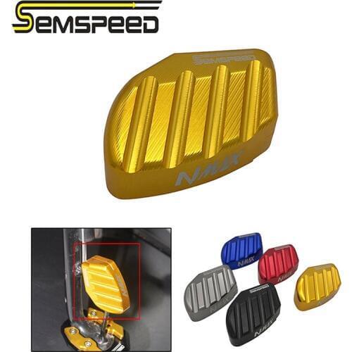 For Nmax125 155 150 2015-2019 Motorcycle Kickstand Footrest Extension Side Stand Support Protector with logo NMAX