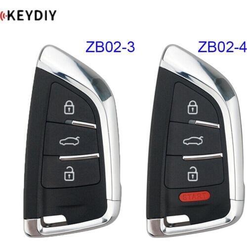 KEYECU KEYDIY ZB02-3/-4 KD Smart Universal Remote Key for KD900 KD-X2 Mini KD Key Tool