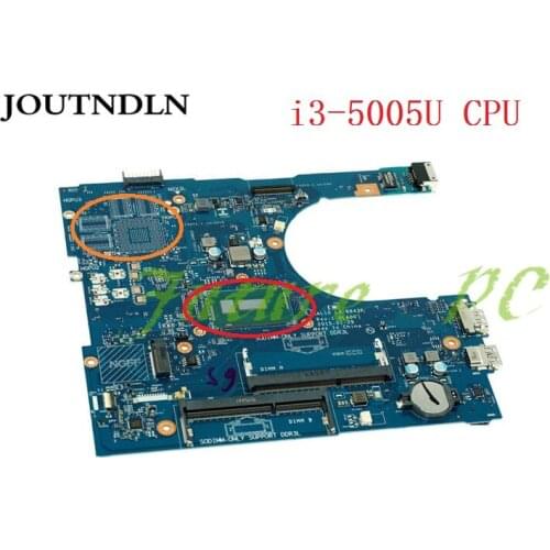 JOUTNDLN FOR Dell Inspiron 5558 5458 5758 Laptop motherboard CN-0F0FC6 0F0FC6 F0FC6 lA-B843P DDR3L W/ i3-5005U CPU Test work