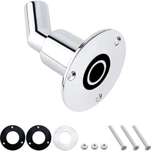 Stainless Steel 316 Thru Hull Exhaust Fitting Tube Pipe Socket Hardware Part Of Air Diesel Heater For Boat Truck