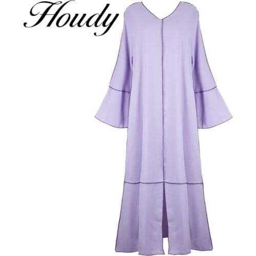 Fashion Open Kaftan Dubai Abaya Turkey Kimono Cardigan Islam Dress Jilbab Abayas For Women Robe Ete Caftan Islamic Clothing