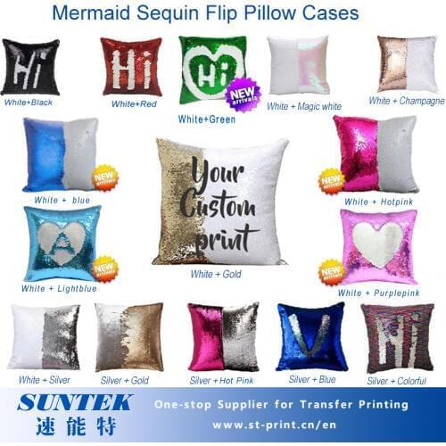 Mermaid sequin pillowcase, hot selling and popular for market