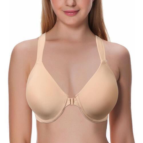 New Thin Full Coverage Support Unlined Womens Plus Size Underwired Sexy Bras 36 38 40 42 44 46 48 50 C D E F G