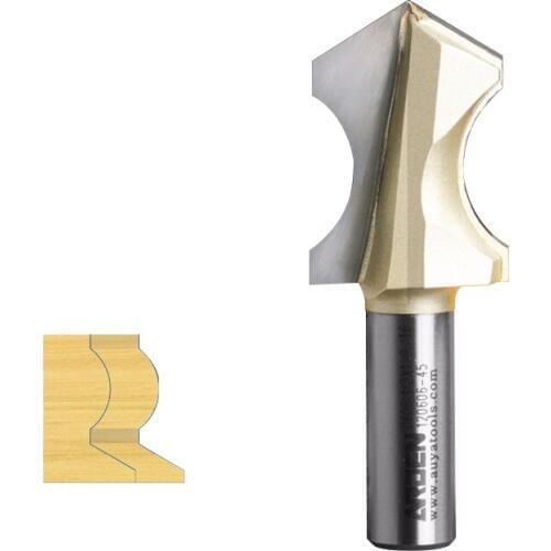 Woodworking Protrude Semicircle Ogival Base Arden Router Bit - 1/2*1-1/8 x 28.6 mm " Shank - Arden A0606018