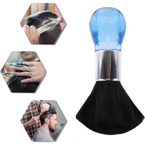 Professional Ultra Soft Nylon Hair Barber Neck Face Duster Brush Cleaning Hairbrush Hair Sweep Brush Salon Haircutting Tool