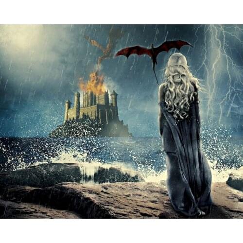 RUOPOTY DIY Oil Painting By Numbers Figure Frameless Paint By Numbers on Canvas HandPainting Home Decor gift Acrylic