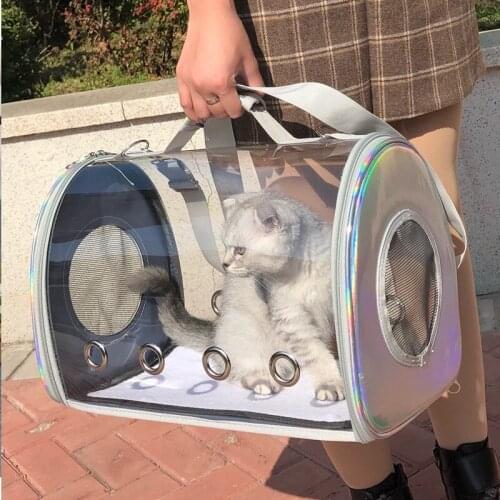 Cat bag space capsule pet backpack cat go out carrying bag portable diagonal backpack cat cage cat supplies