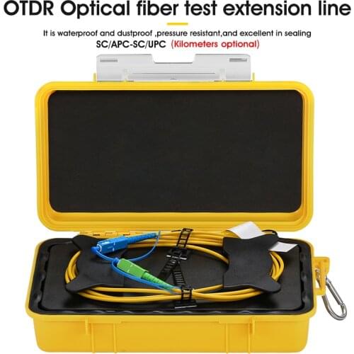 SC/UPC-SC/APC OTDR Dead Zone Eliminator,Fiber Rings ,Fiber Optic OTDR Launch Cable Box 1km SM 1310/1550nm