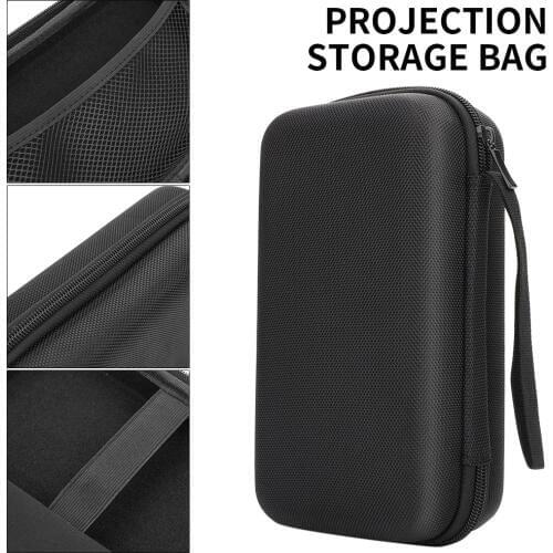Cewaal DLP Mini Projector Bag, Portable Hard Storage Carry Case Travel Bag for UFO P12 P10 P9 R7 (Projector is not included)