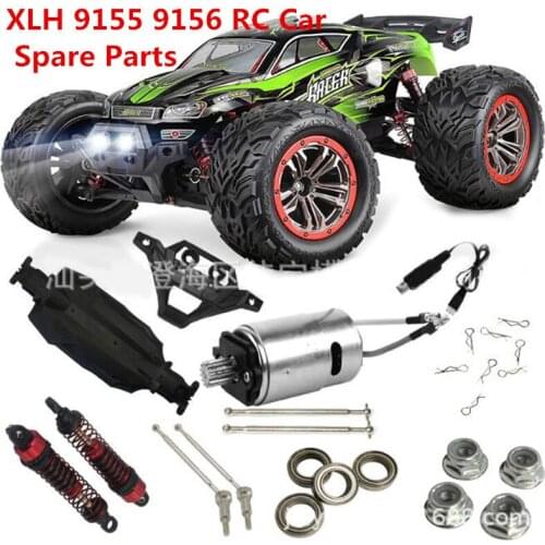 XLH 9155 9156 RC Car Spare Parts tire swing arm Steering cup Chassis bumper servo Differential ESC Drive shaft shock radio etc 1