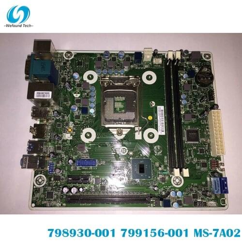 100% working for HP ProDesk 400 G3 SFF motherboard 799156-001 798930-001 MS-7A02