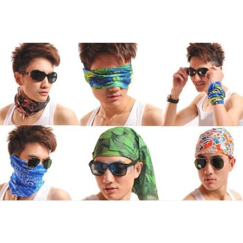 250pc/lot Bike Bicycle Riding Variety Turban Magic Headband Head Scarf Scarves Face Mesh Bandanas