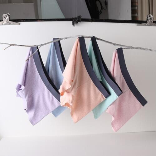 5 Pcs/Lot Mens Underwear High-End Cotton Color Soft And Comfortable Underwear