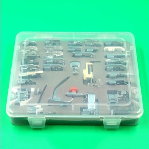 INNE Sewing Machine Feet Presser Foot Overlock Accessories Domestic Tools Janome Singer Brother For Home Multifunction 32 Kits