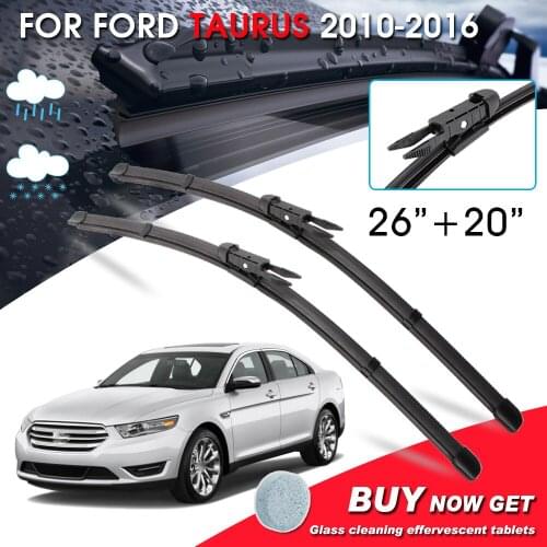 BROSHOO Car Fornt Window Windshield Wipers Blade For Ford Taurus 26"+20" LHD&RHD Car Model Year 2010-2016 Auto Accessories