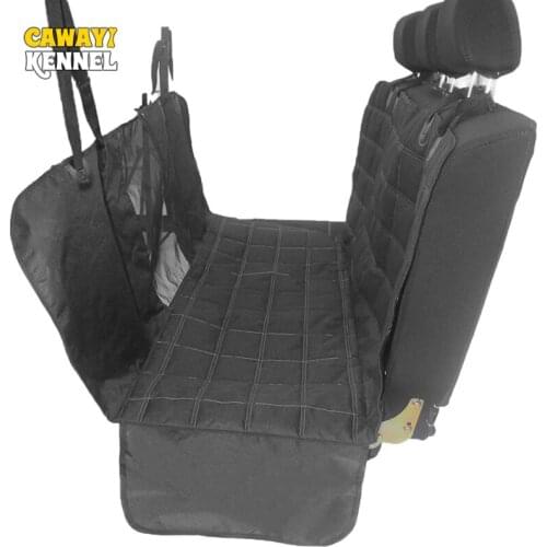 CAWAYI KENNEL Dog Carriers Waterproof Rear Back Pet Dog Car Seat Cover Mats Hammock Protector with Safety Belt Transportin Perro