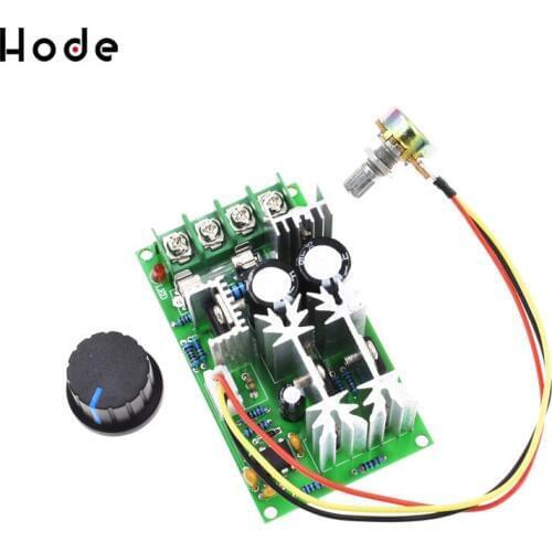 DC10-60V 12V 24V Motor Speed Control Regulator PWM Motor Speed Controller Switch 20A Current Regulator High Power Drive Module