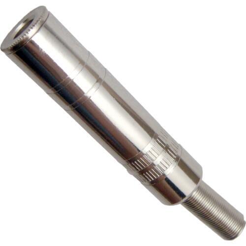 Zinc Alloy Guitar Audio Cable Extender Connector Extension 6.35mm Female Plug Adapter