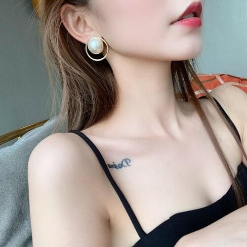 GorGor Clip Earrings Women Alloy Material Pattern Round Pearl Various Styles Top Grade Temperament Party Accessories EZ-1227