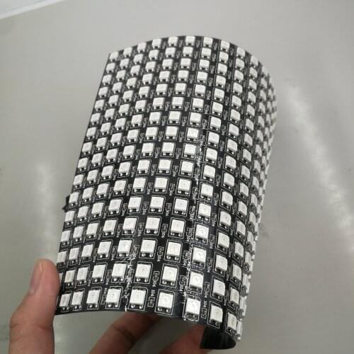 8x8 16x16 8x32 SK6812 WS2812B Individually Addressable Digital Flexible LED Panel Pixels Screen GyverLamp