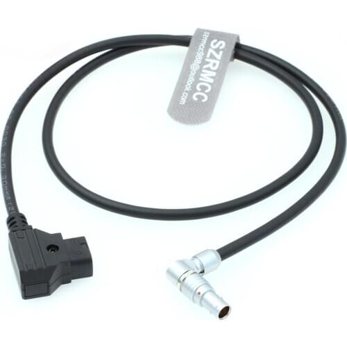 D-tap to Right Angle 5 Pin Power Cable for Transvideo StarliteHD5 ARRI Only OLED Monitor