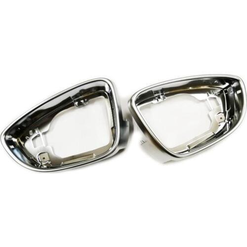 Matt Chrome Side Wing Mirror Trim Pair For VW Passat CC Scirocco MK3 Beetle free shipping
