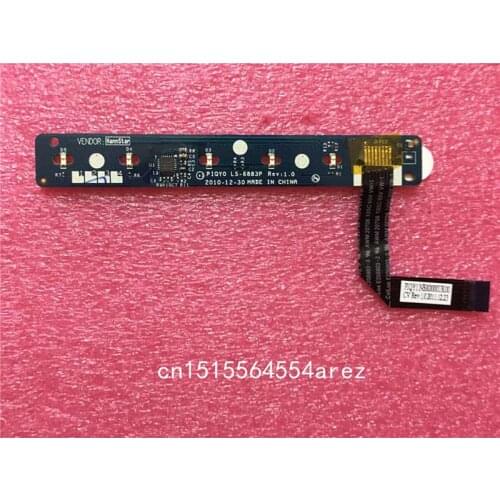 New Original laptop Lenovo Y570 LED Board Media Sensor Board LS-6883P 31049884