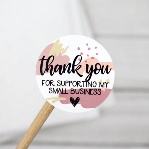 Personalize Social Media Stickers,Thank You For Supporting My Small Business, Thank You Sticker, Order Package Lable