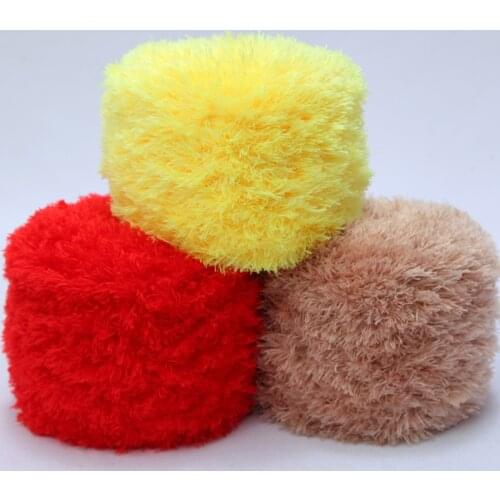 Bag Material Package Crystal Velvet 3 Strands Coral Wool Long Velvet Wool Handmade