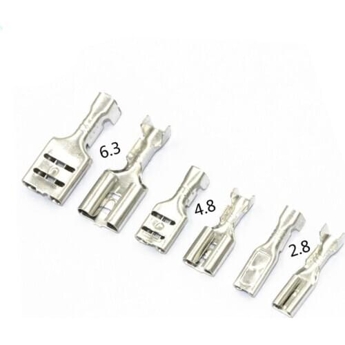 2.8 4.8 6.3mm Spring Terminal Female Connector For Arcade Game Button Joystick Connection DIY