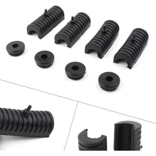 Rubber Motorcycle Grommets Support Cushion Hard Bage Saddlebag For Harley Davidson Touring FLT FLHT FLHTCU FLHRC 1994-2013