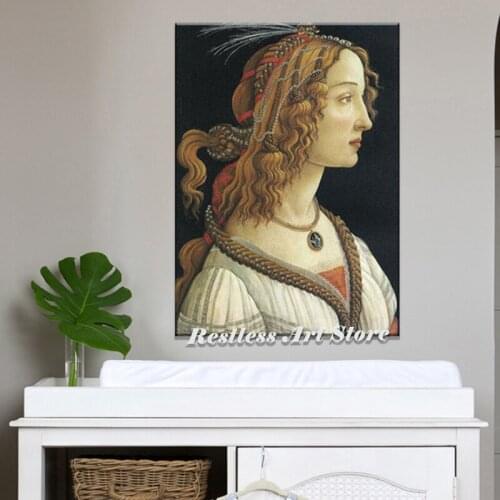 Sandro Botticelli Renaissance Classical Painting Wall Art Canvas Living Room Home Bedroom Study Dorm Decoration Prints