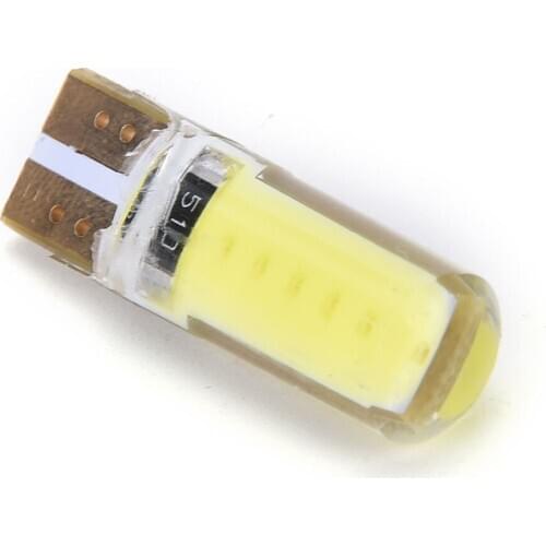 Super Bright T10 Silica Gel COB High Power 194 168 Car Led Lights LED License Plate Bulbs New 1 Piece