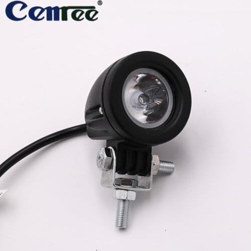 CENREE Led spotlights round 10W backup auxiliary lights fog lights roof lights motorcycle lights spotlight