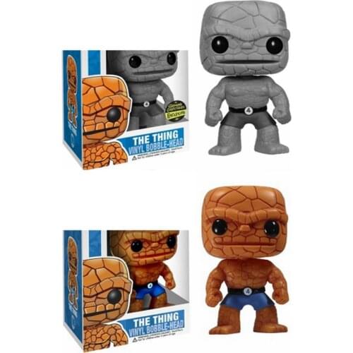 FUNKO POP Marvel THE THING #09 Vinyl Action Figures Vinyl Bobble-Head Toys Collectibles Exclusive Model Toys for Children Gift