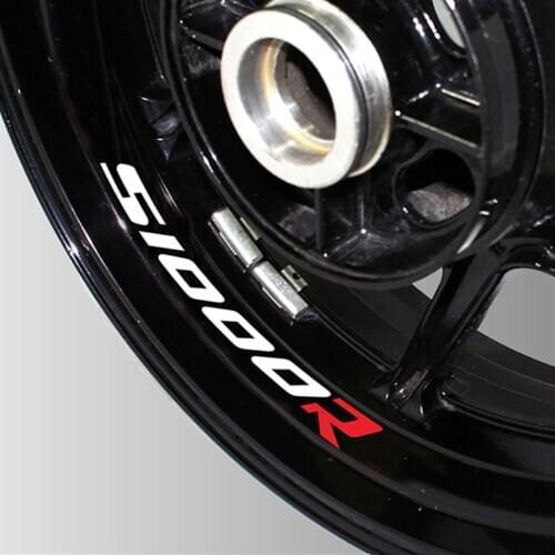 Motorcycle Inner Ring Wheel Logo Sticker Decal Stripes Rim Tire Protection Stickers For BMW S1000R s1000r S 1000 R High Quality