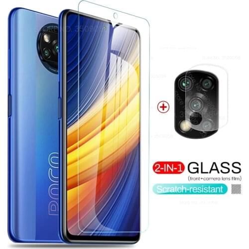 Camera protection glass for xiaomi pocophone poxo poko pocco little x3 pro x 3 pocox3 nfc 2021 screen protector safety film sklo
