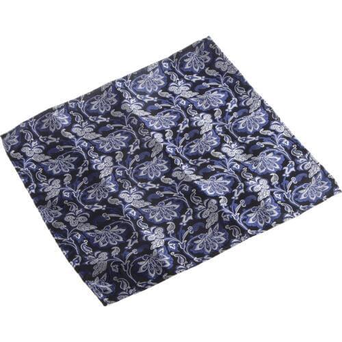 1 Set Novel Style Male Peiris Pattern Square Hankie Hanky Poam Handkerchief