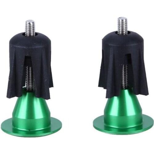 1pair Bike Handlebar Cap Bicycle Grips Aluminum Alloy Bike Handlebar End Lock-On Plugs Bar Grips Covers Bicycle Parts RXBB